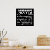 ステージマネージャの祈りの言葉 ポスター (キッチン)