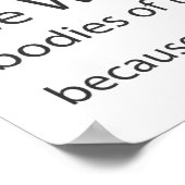 ステージマネージャの祈りの言葉 ポスター (角)