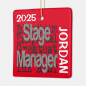 ステージマネージャーのエクストラカスタムネール セラミックオーナメント (左)