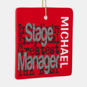 ステージマネージャーのエクストラカスタムネール セラミックオーナメント (右)