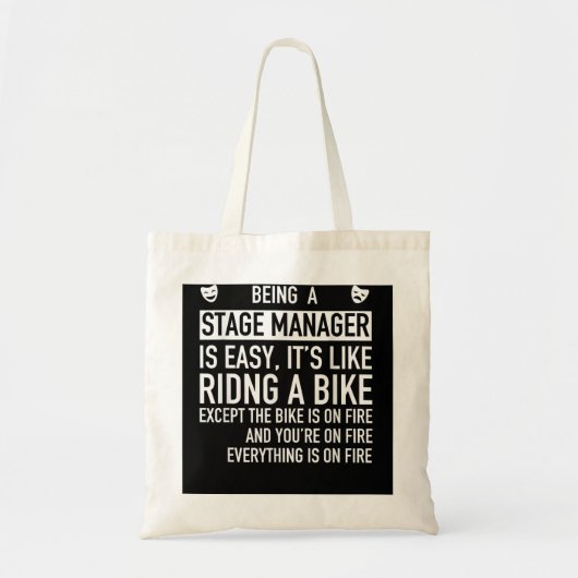 ステージマネージャーは簡単Backstage Tech Week トートバッグ (正面)