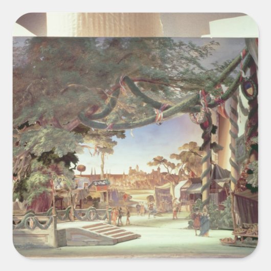 ステージモデルのオペラ「ディ・メイスタシンガー スクエアシール (正面)