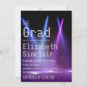 ステージライト卒業パーティ招待状 招待状 (正面)