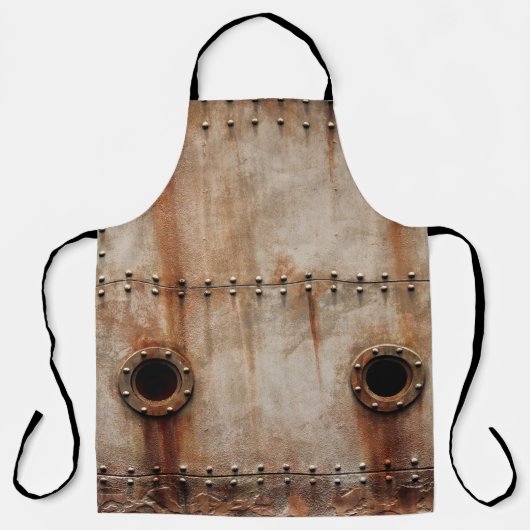 ステージングSHの金属プレート側の錆とテクスチャ エプロン (正面)