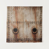 ステージングSHの金属プレート側の錆とテクスチャ タペストリー (正面)