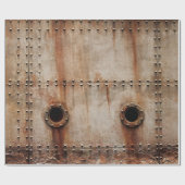 ステージングSHの金属プレート側の錆と質感 ラッピングペーパー (フラット)