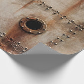 ステージングSHの金属プレート側の錆と質感 ラッピングペーパー (角)