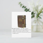 ステージ乗組員 ポストカード (スタンド正面)