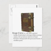 ステージ乗組員 ポストカード (正面/裏面)