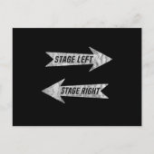 ステージ俳優演技劇場映画ギフト ポストカード (正面)