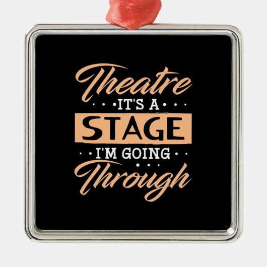 ステージ俳優 メタルオーナメント (正面)