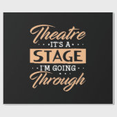 ステージ俳優 ラッピングペーパー (フラット)