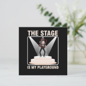 ステージ劇場俳優演技ギフト 招待状 (スタンド正面)