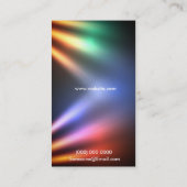 ステージ名刺ヘッドショットアクター&モデル 名刺 (裏面)