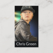 ステージ名刺ヘッドショットアクター&モデル 名刺 (正面)