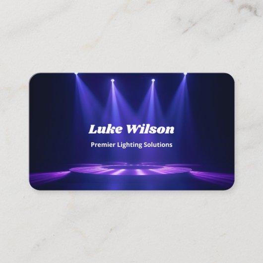 ステージ照明 名刺 (正面)