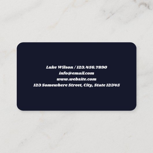 ステージ照明 名刺 (裏面)