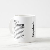 ステージ管理者 コーヒーマグカップ (正面左)