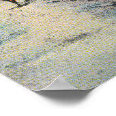 ステージ道路上のループの丸め ポスター (角)