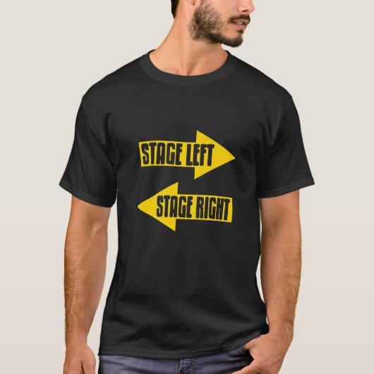 ステージ離れステージ右素晴らしステージアクターあり Tシャツ (正面)