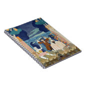 ステージ、「祝日Galantesのためのイラストレーションをパントマイムで演じて下さい ノートブック (右側)