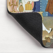 ステージ、「祝日Galantesのためのイラストレーションをパントマイムで演じて下さい マウスパッド (コーナー)