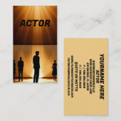 ステージSpotlight on Actor 名刺 (正面/裏面)