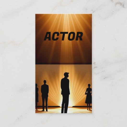 ステージSpotlight on Actor 名刺 (正面)