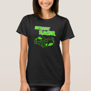 ステートメクールントレーシング自動車のドライバー・レーサー Tシャツ