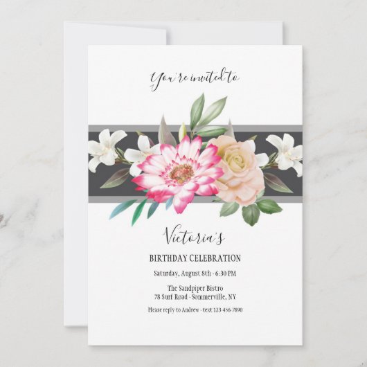 ステートメントを作成する招待状 招待状 (正面)