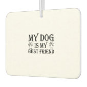 ステートメントドッグ素晴らし犬のオーナー カーエアーフレッシュナー (左)