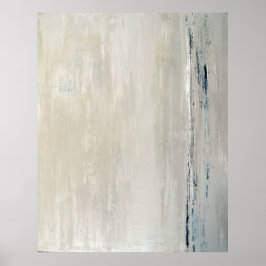 'ステートメント'ベージュ抽象芸術アートポスタープリント ポスター