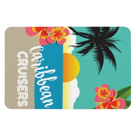 ステートルーカリブのム用クルーズキャビンドアマーカー マグネット (横)