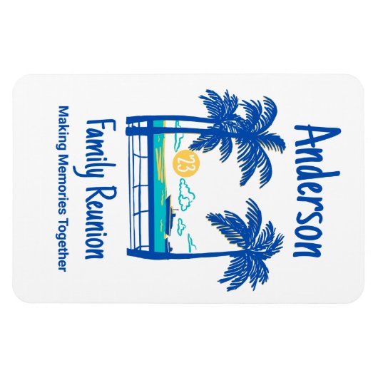 ステートルームドアマグネットファミリー懇親会カスタマイズ マグネット (横)