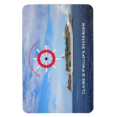 ステートルームドアマーカーカスタムリタイアクルーズ マグネット (縦)