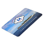 ステートルームドアマーカーハネムーンクルーズファミリーロゴ マグネット (左側)