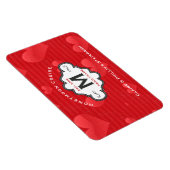 ステートルームドアマーカーハネムーンクルーズ赤いハート マグネット (右側)