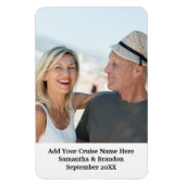 ステートルームマカスタムーカー写真クルーズキャビンドア マグネット (縦)