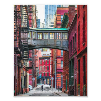 ステープル通りブリッジ フォトプリント           