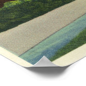 ステープ・チェイス水跳びレース・トラック ポスター (角)