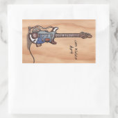 ステームタールステッカー 長方形シール (バッグ)