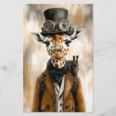 ステームパお洒落ンクキリンAC2スクラップブック紙 (正面)