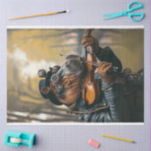 ステームパお洒落ンク遊ヒッポバイオリン 薄葉紙 (クラフト)