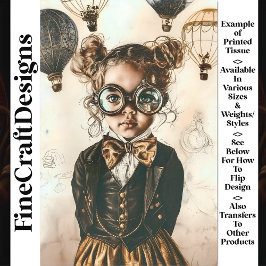 ステームパお洒落ンビクトリアンクガールW7デコページ 薄葉紙