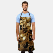 ステームパカッコいいンクエプロン エプロン (着用した状態)