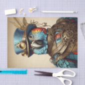 ステームパスタイリッシュンカラフルクパロットアート 薄葉紙 (クラフト)