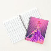 ステームパパーソナライズされたンクプロムクイーン ノートブック (内部)