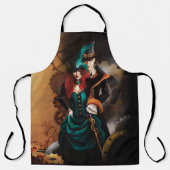 ステームパビクトリアンンクカップル エプロン (正面)