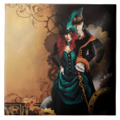 ステームパビクトリアンンクカップル タイル (正面)