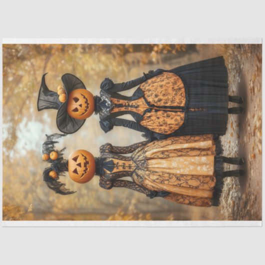 ステームパビクトリアンンクパンプキンレディースAL4デコページ 薄葉紙 (正面)